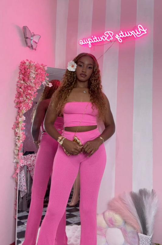 Pink lounge set