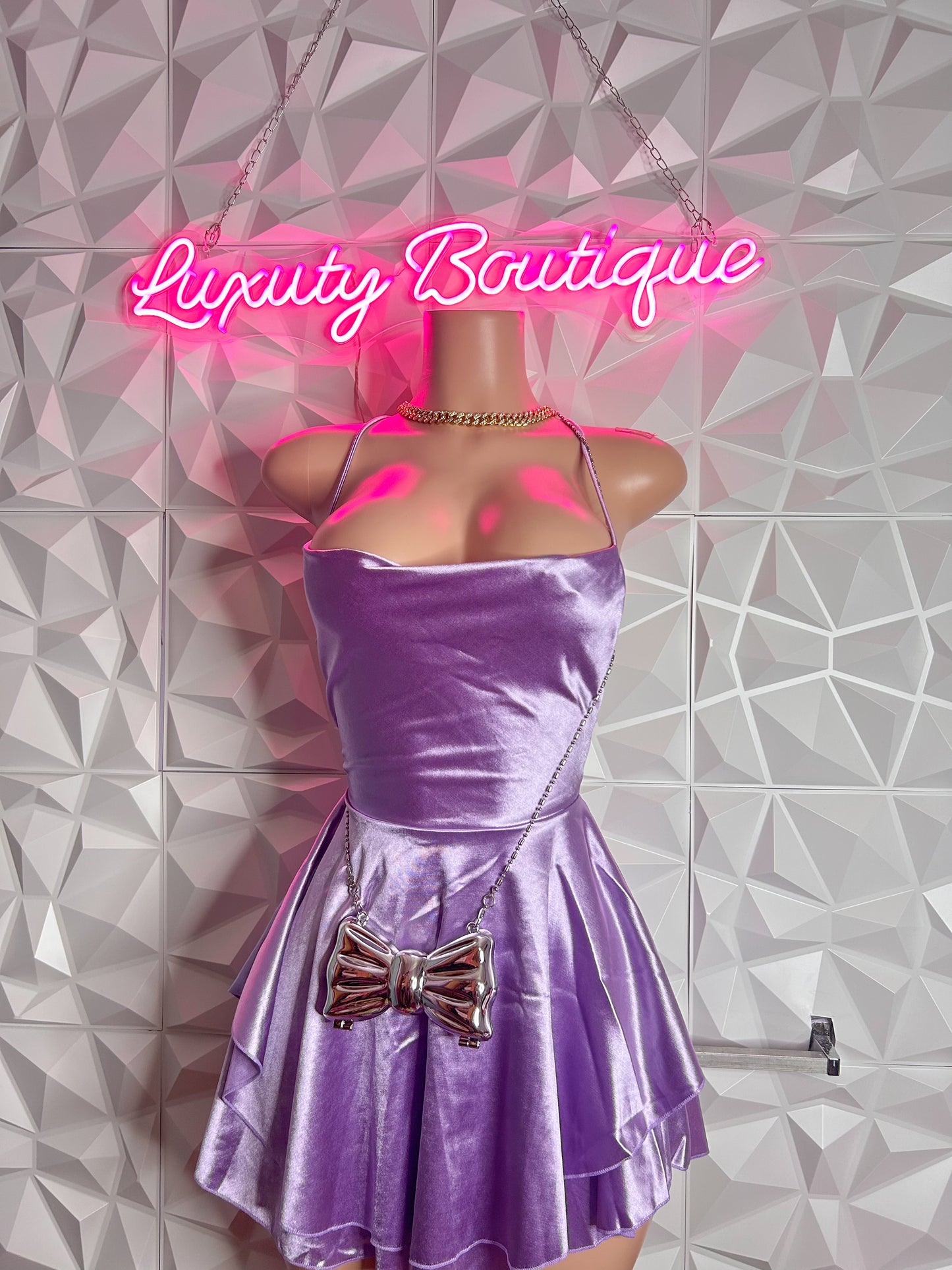 Flirt Satin Dress